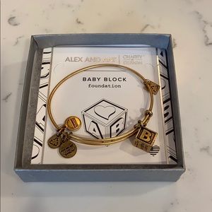 Alex and Ani Baby Block Bangle Bracelet